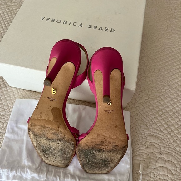 Veronica Beard Analita hot pink Sandal - Picture 4 of 4